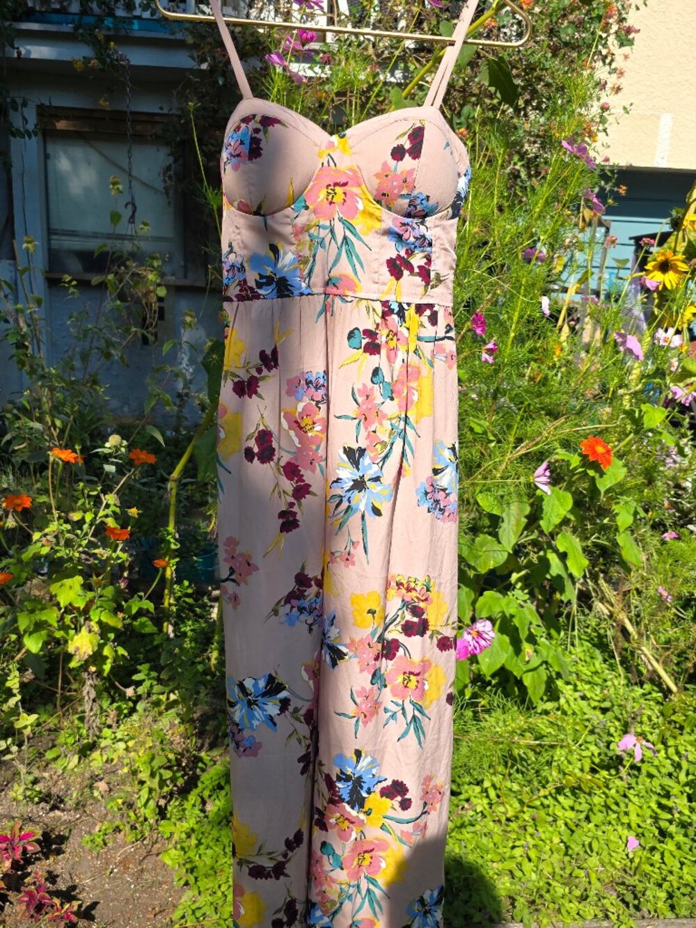 Band of The Free HOST PICK Boho Three-Colour Tiered Midi Dress — XS